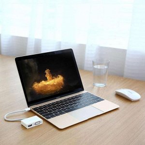 Конвертер Type-C на VGA/HDMI (MM123), Ugreen
