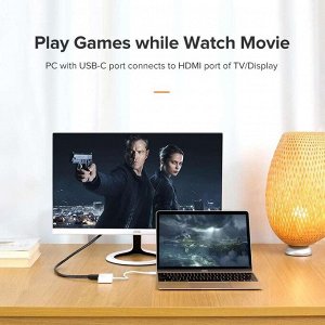 Конвертер Type-C на VGA/HDMI (MM123), Ugreen