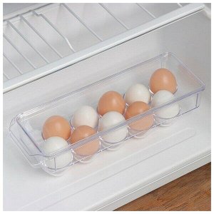 Контейнер для яиц для холодильника с крышкой Прозрачный
