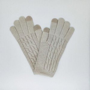 Перчатки вязаные с сенсорным пальцем
