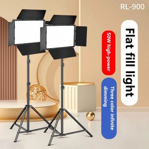 Профессиональная лампа Led Camera Light PRO LED 800 Мощная 50W для фото и видео съёмки, осветитель, видеосвет + штатив