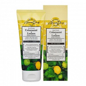 Пенка для умывания с экстрактами каламанси и лимона GRACE DAY REAL FRESH CALAMANCI &amp; LEMON FOAM CLEANSER  100ml