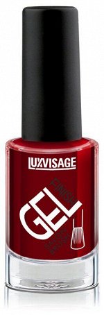 LUXVISAGE Лак GEL finish 9 г, 08 бордовый