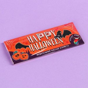 Кислая жевательная конфета «Happy Halloween» красящая язык, 10.
