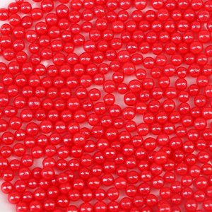 Кондитерская посыпка шарики 4 мм, красный, 20
