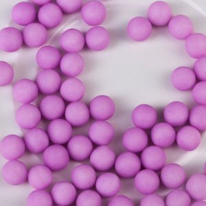 Кондитерская посыпка шарики 7 мм, фиолетовый матовый, 20