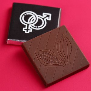 Молочный шоколад «Кажется» на открытке со скретч-слоем, 5 г. (18+)