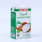 Кокосовое молоко FOCO ORGANIC 500 мл тетра пак 1/12