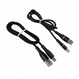 ❤️ ТОП USB кабель &quot;Nylon&quot; Type-C 3A