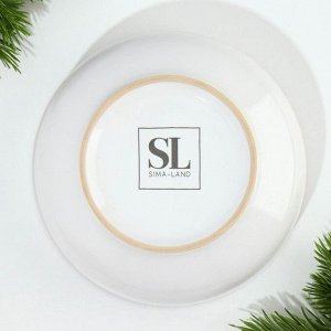 СИМА-ЛЕНД Глубокая тарелка «Новогодняя сказка», 14,5 см