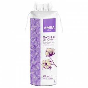 AMRA Ватные диски Косметические /80шт