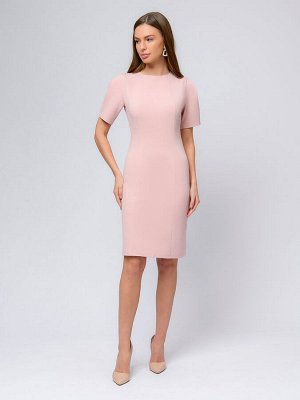 1001 Dress Платье розовое длины мини с объемными рукавами