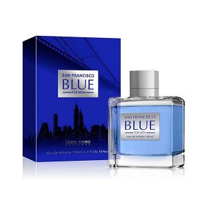 Туалетная вода мужская VERO UOMO SAN FRANCISCO Blue 100 мл