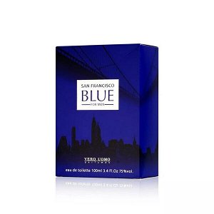Туалетная вода мужская VERO UOMO SAN FRANCISCO Blue 100 мл