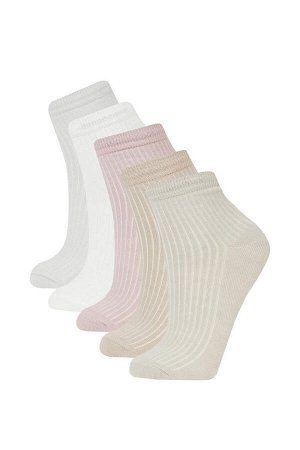 Женские хлопковые носки из пяти предметов