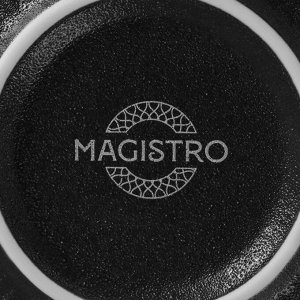 Миска фарфоровая Magistro Line, 350 мл, d=11,5 см, цвет чёрный
