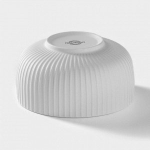 Миска Magistro Line, 850 мл, d=15 см, фарфор, белая