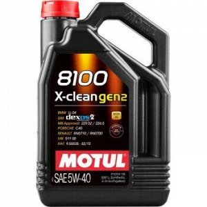 Масло моторное MOTUL 8100 X-clean 5W40 C3 синтетика 4л (1/4) 112119