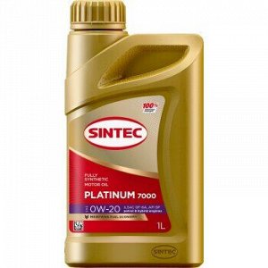 Масло моторное SINTEC PLATINUM 0W20 SP/GF-6A синтетика 1л (1/12)