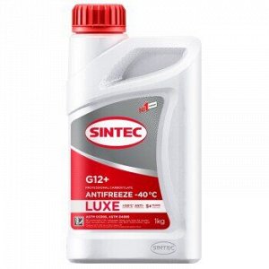 Антифриз SINTEC Luxe G12+ красный -40С 1кг (1/15)