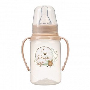 Подарочный набор новогодний M&amp;B Little Prince: бутылочка для кормления 150 мл. + пустышка силикон ортодонтическая