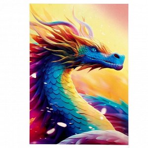 Фигурный пазл «Радужный дракон»