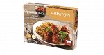 Фрикадельки с гречкой под красным соусом