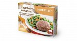Паровая котлета из говядины с овощами под сливочным соусом