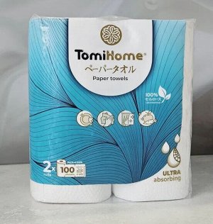 Полотенца кухонные бумажные TomiHome