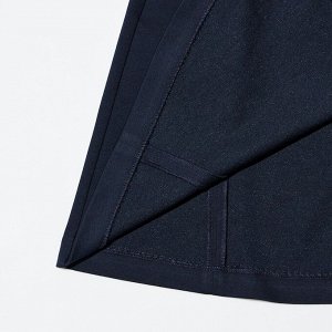 UNIQLO - трикотажное платье с белым воротничком - 69 NAVY