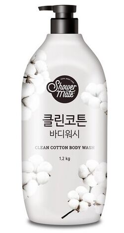 Гель для душа натуральный с ароматом хлопка Shower Mate Clean Cotton 1200г