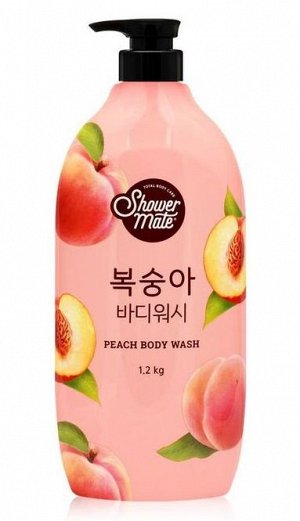 Гель для душа с ароматом сочного персика Shower Mate Peach 1200г