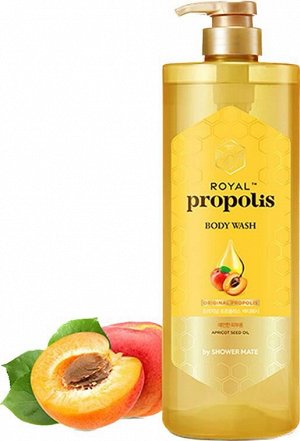 Гель для душа с экстрактом прополиса и абрикосовыми косточками Shower Mate Honey Propolis Apricot Seed 1000мл