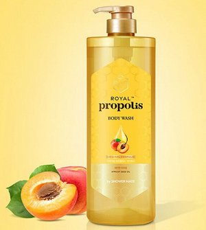 Гель для душа с экстрактом прополиса и абрикосовыми косточками Shower Mate Honey Propolis Apricot Seed 1000мл