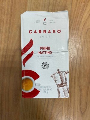 Кофе молотый Carraro Primo Mattino 250 г