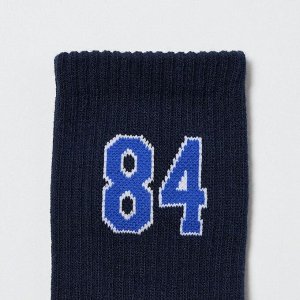 UNIQLO - длинные носочки для мальчиков в спортивном стиле (3 пары) - 67 BLUE