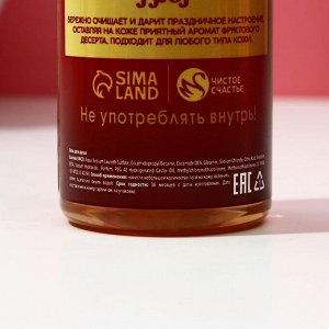 Подарочный набор новогодний женский «Пряный праздник», гель для душа шампанское 250 мл и крем для рук 30 мл, Чистое счастье