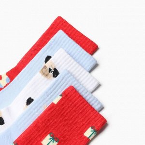 Набор женских носков KAFTAN "Подарочек для тебя" размер 36-39 (23-25 см), 5 пар