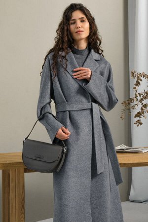 Шерстяное Пальто В Стиле Max Mara, Серое. Арт. 547