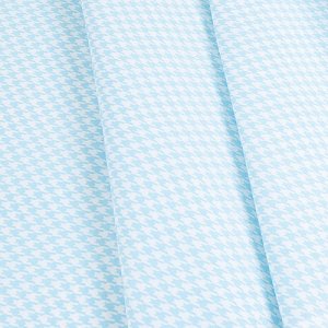 Ткань на отрез бязь плательная 150 см 1747/6 цвет голубой