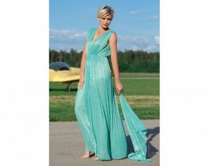 Платье Платье VF. Немецкий бренд FLAIBACH
Бирюза, 50% nylon, 50% MTL, подклад - 100% viscose.
