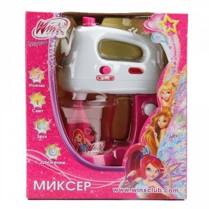 213867--Миксер "Играем вместе" WINX , на бат., свет.,звук,кор.24*21*11