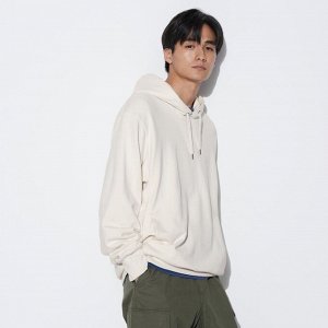 UNIQLO — толстовка с капюшоном - 01 OFF WHITE