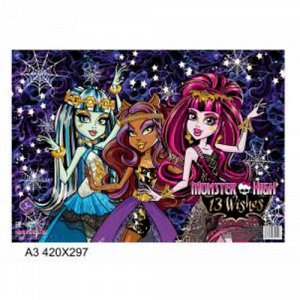 Цр625 85112--Покрытие на стол А3 Monster high