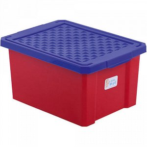 Ящик детский для хранения игрушек малый 17 л., красный лего