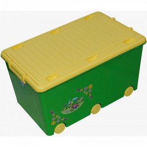 АПр854 ZL-007--Ящик для игрушек "HAPPY TURTLE" (Веселые черепашки)56*35*32