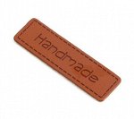 Этикетка/Бирка для рукоделия  &quot;hand made/ручная работа&quot;, 4*1 см, 5 шт./упк.