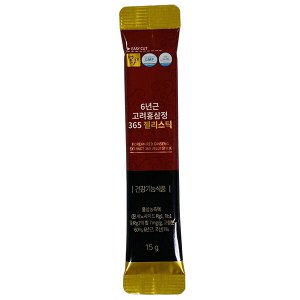 Желе с красным женьшенем и восточными травами Jungwonsam 6 Years Old Korean Red Ginseng Extract 365 Jelly Stick, 15гр