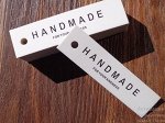 Бирки для оформления подарков &quot;handmade&quot;, 7*1,8 см, 10 шт./упк.