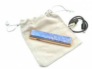 Электронная зажигалка из лазурита с зарядкой USB